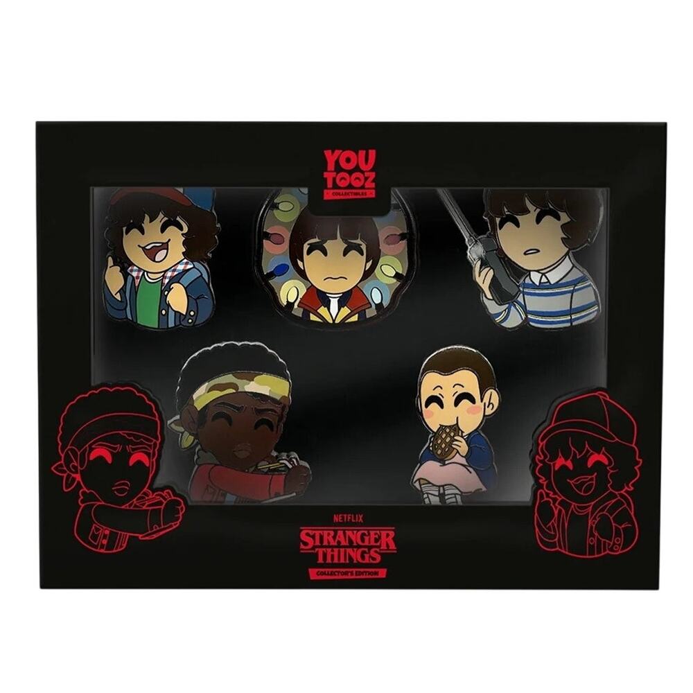 Youtooz Stranger Things Pin Set of 5 - New In Box (quick ship from USA)